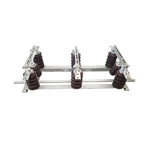 Interrupteur à couteau d'isolement de sous-station de ligne 10 kV de type GW1-12, courant 630 A, interrupteur à couteau d'isolement de type vertical GW1-12