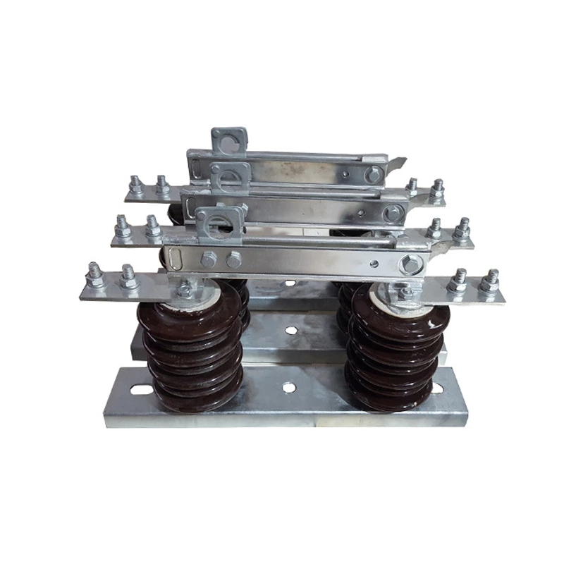 Interrupteur d'isolement inversé GW9-10 pour poteaux électriques. Interrupteur à couteau d'isolement extérieur série GW9.
