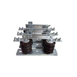 Interrupteur d'isolement haute tension GW9-12, interrupteur à couteau d'isolement haute tension extérieur GW9, interrupteur à couteau d'isolement monté sur colonne 10 kV