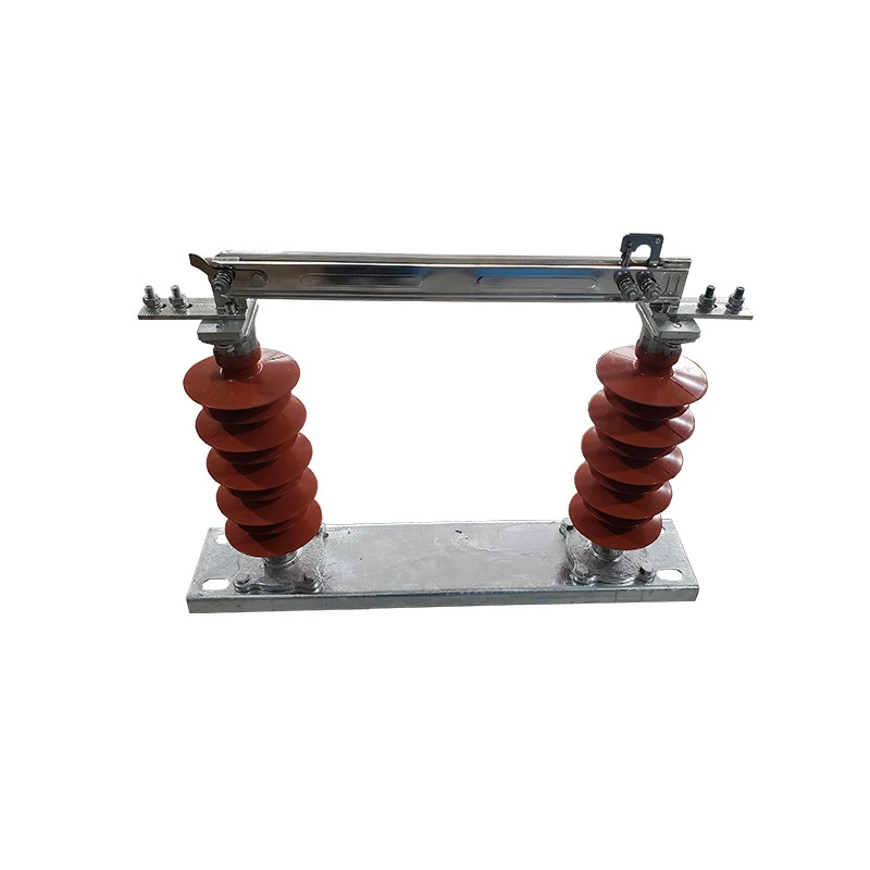 Interrupteur d'isolement haute tension en caoutchouc de silicone composite Hgw9-35/630a, type de ligne 35 kV, type de centrale électrique, interrupteur à couteau d'isolement