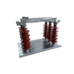 Interrupteur d'isolement haute tension en caoutchouc de silicone composite Hgw9-35/630a, type de ligne 35 kV, type de centrale électrique, interrupteur à couteau d'isolement