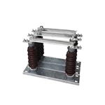 Interrupteur d'isolement haute tension en caoutchouc de silicone composite Hgw9-35/630a, type de ligne 35 kV, type de centrale électrique, interrupteur à couteau d'isolement