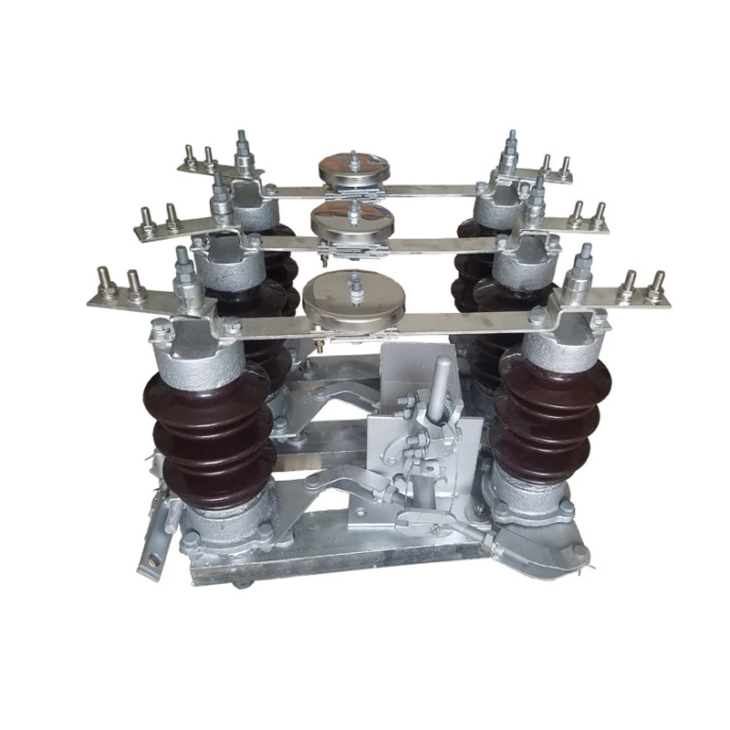 Sectionneur haute tension extérieur 15 kV dédié aux chemins de fer, série GW4, interrupteur d'isolement GW4-15TQ