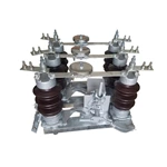 Sectionneur haute tension extérieur 15 kV dédié aux chemins de fer, série GW4, interrupteur d'isolement GW4-15TQ