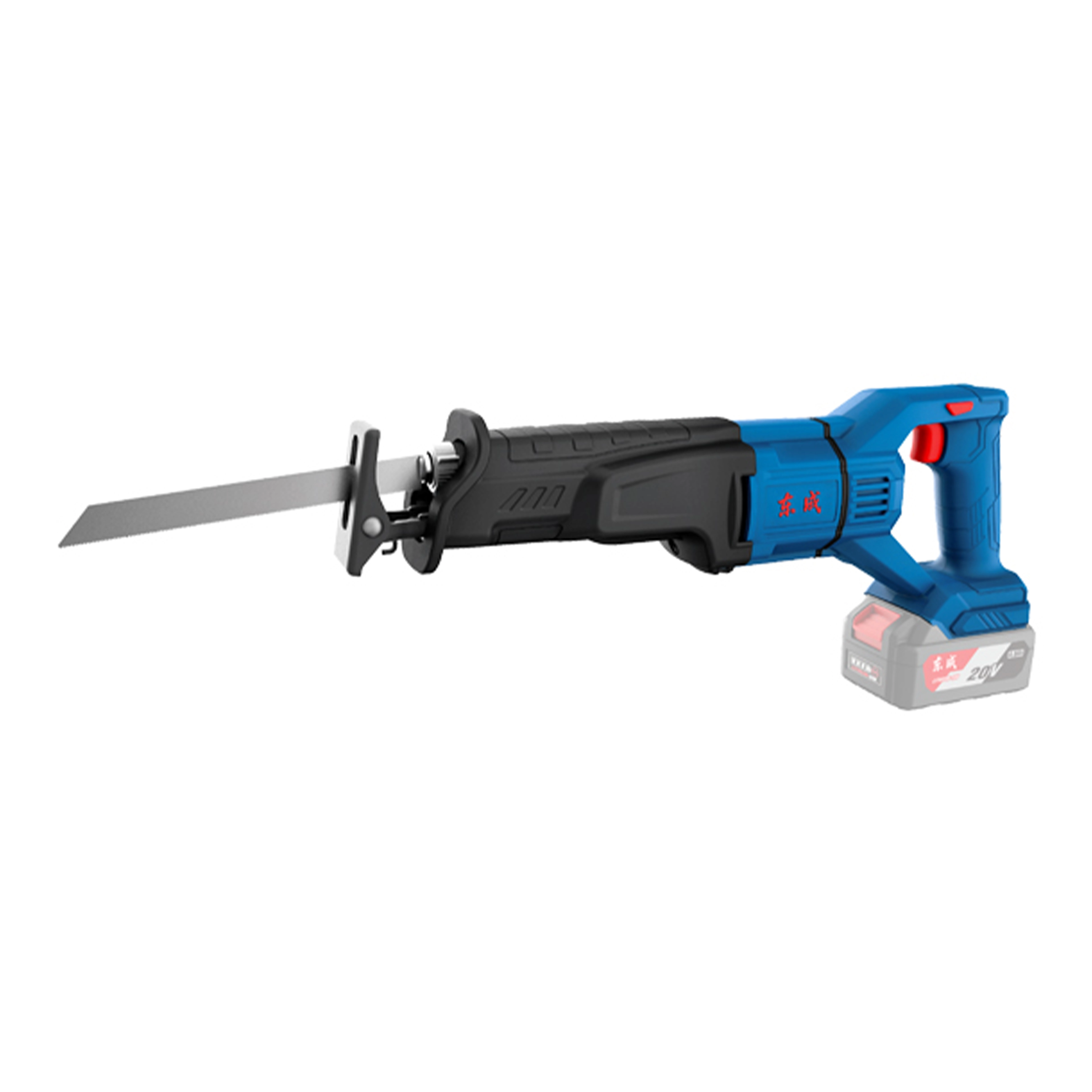 Scie alternative sans fil (Dongcheng) DCJF02-28Z, machine nue, 1 jeu
