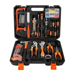 Coffret à outils de quincaillerie, boîte à outils combinée pour la maison avec ensemble d'outils cadeau, collection d'outils de quincaillerie